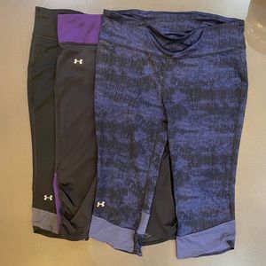 LOT: (3) UNDER ARMOUR Compression Capris